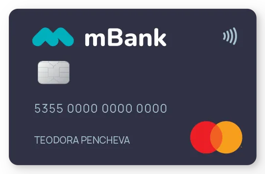 mBank кредитна Mastercard картичка