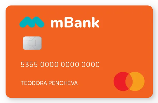 mBank дебитна Mastercard картичка